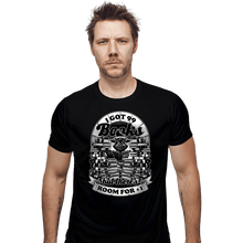 Load image into Gallery viewer, Secret_Shirts Fitted Shirts, Mens / Small / Black Cat, Witch, Books.
