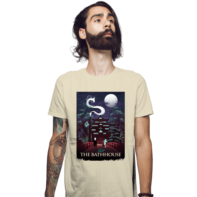 Daily_Deal_Shirts Fitted Shirts, Mens / Small / Sand Visit The Bathhouse