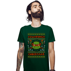 Shirts Fitted Shirts, Mens / Small / Irish Green Michelangelo Christmas