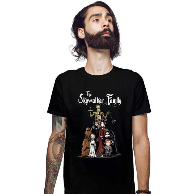 Daily_Deal_Shirts Fitted Shirts, Mens / Small / Black The Skywalker Family