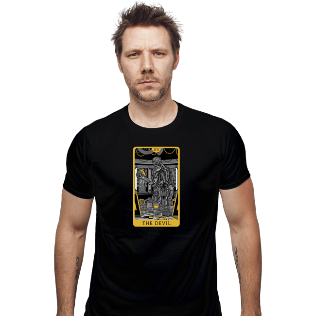 Shirts Fitted Shirts, Mens / Small / Black The Devil Tarot
