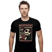 Load image into Gallery viewer, Daily_Deal_Shirts Fitted Shirts, Mens / Small / Black Nightmare Midnight Special
