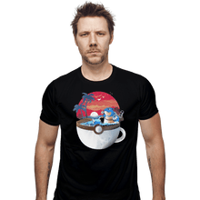 Load image into Gallery viewer, Shirts Fitted Shirts, Mens / Small / Black Cup Of Water
