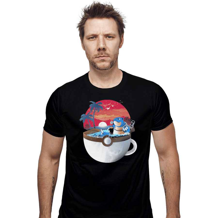 Shirts Fitted Shirts, Mens / Small / Black Cup Of Water