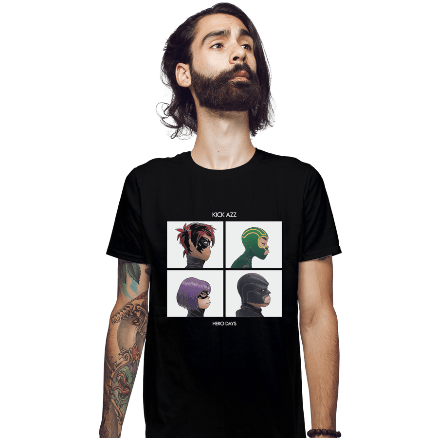 Shirts Fitted Shirts, Mens / Small / Black Kick Azz
