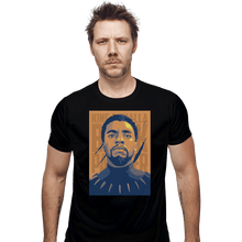 Load image into Gallery viewer, Shirts Fitted Shirts, Mens / Small / Black King T&#39;Challa

