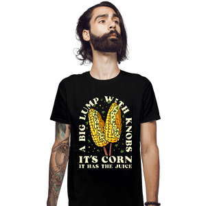 Secret_Shirts Fitted Shirts, Mens / Small / Black It's Corn