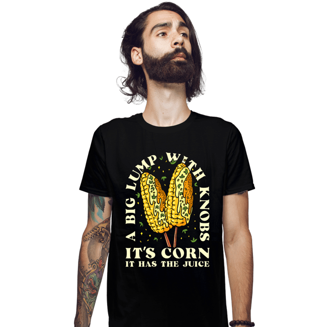 Secret_Shirts Fitted Shirts, Mens / Small / Black It's Corn