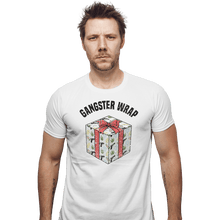 Load image into Gallery viewer, Shirts Fitted Shirts, Mens / Small / White Gangster Wrap
