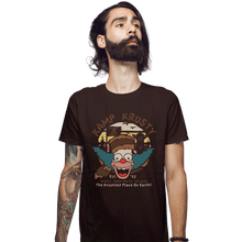 Load image into Gallery viewer, Secret_Shirts Fitted Shirts, Mens / Small / Dark Chocolate Krusty Brand Tee
