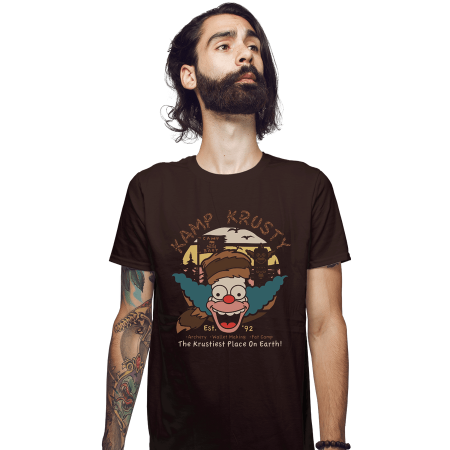 Secret_Shirts Fitted Shirts, Mens / Small / Dark Chocolate Krusty Brand Tee
