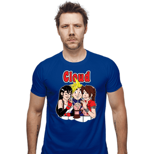 Shirts Fitted Shirts, Mens / Small / Royal Blue Cloud Comics