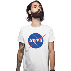 Shirts Fitted Shirts, Mens / Small / White Space Needle