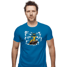Load image into Gallery viewer, Daily_Deal_Shirts Fitted Shirts, Mens / Small / Sapphire The Little Merman

