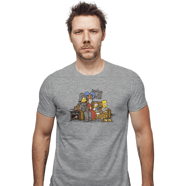 Daily_Deal_Shirts Fitted Shirts, Mens / Small / Sports Grey Episode IV - A New Doh'pe