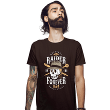 Load image into Gallery viewer, Shirts Fitted Shirts, Mens / Small / Dark Chocolate Raider Forever
