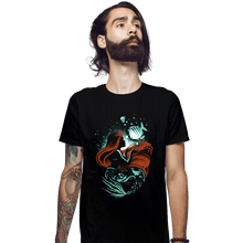 Load image into Gallery viewer, Daily_Deal_Shirts Fitted Shirts, Mens / Small / Black Song Of The Mermaid
