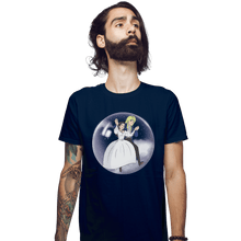 Load image into Gallery viewer, Shirts Fitted Shirts, Mens / Small / Navy Fly In A Bubble
