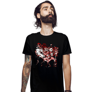 Daily_Deal_Shirts Fitted Shirts, Mens / Small / Black Survival Horror