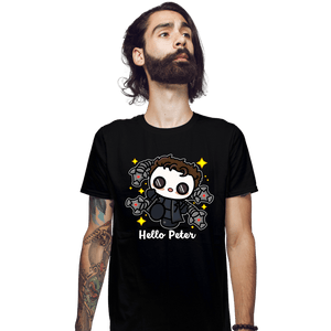 Shirts Fitted Shirts, Mens / Small / Black Hello Peter