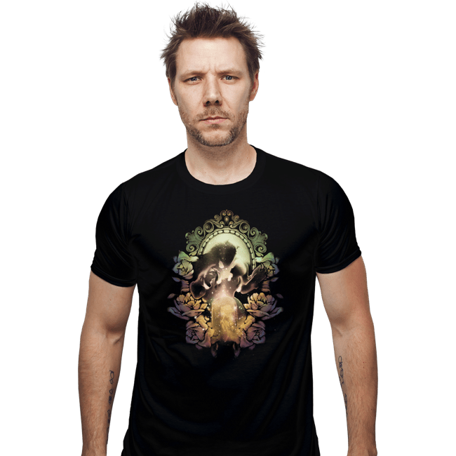 Secret_Shirts Fitted Shirts, Mens / Small / Black Enchanted Rose