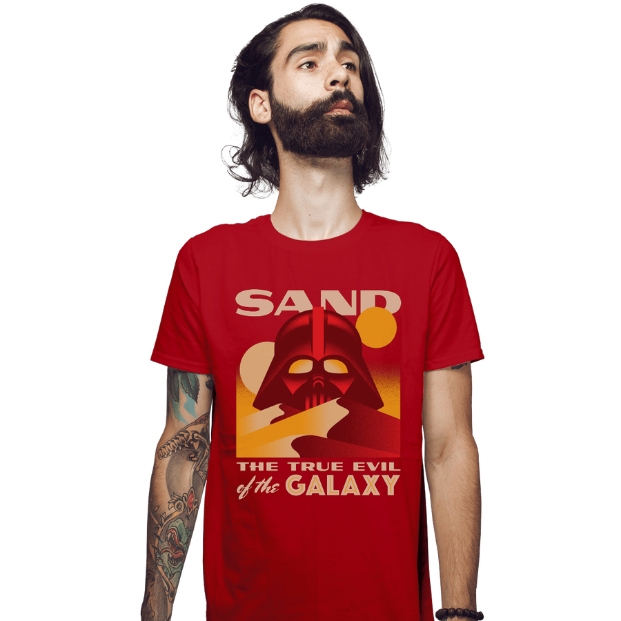 Shirts Fitted Shirts, Mens / Small / Red Sand, The True Evil Of The Galaxy