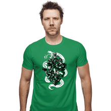Load image into Gallery viewer, Daily_Deal_Shirts Fitted Shirts, Mens / Small / Irish Green Snake Legacy
