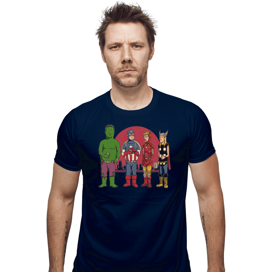 Shirts Fitted Shirts, Mens / Small / Navy King Of The Heroes