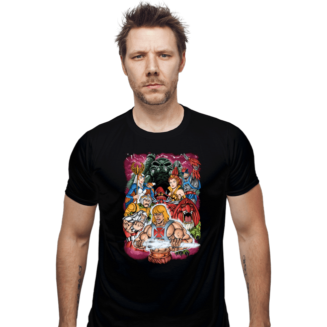 Shirts Fitted Shirts, Mens / Small / Black Eternia Warrior