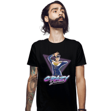 Load image into Gallery viewer, Shirts Fitted Shirts, Mens / Small / Black Crazy Diamond - Josuke
