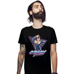 Shirts Fitted Shirts, Mens / Small / Black Crazy Diamond - Josuke