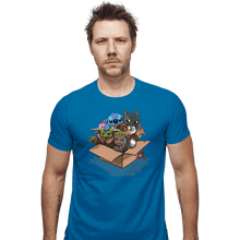 Load image into Gallery viewer, Shirts Fitted Shirts, Mens / Small / Sapphire Kawaii Full Team
