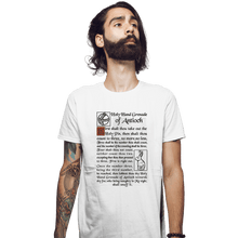 Load image into Gallery viewer, Secret_Shirts Fitted Shirts, Mens / Small / White Holy Hand Grenade
