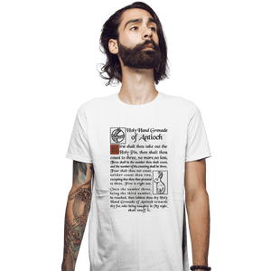 Secret_Shirts Fitted Shirts, Mens / Small / White Holy Hand Grenade