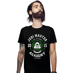 Shirts Fitted Shirts, Mens / Small / Black Jedi Master Academy