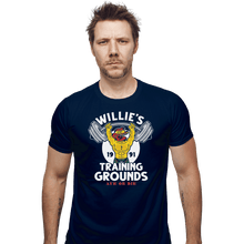 Load image into Gallery viewer, Shirts Fitted Shirts, Mens / Small / Navy Willie&#39;s Training Grounds

