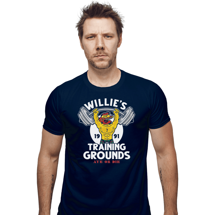 Shirts Fitted Shirts, Mens / Small / Navy Willie's Training Grounds