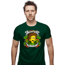 Load image into Gallery viewer, Daily_Deal_Shirts Fitted Shirts, Mens / Small / Irish Green Darn Veggies
