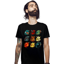 Load image into Gallery viewer, Shirts Fitted Shirts, Mens / Small / Black Dragon Roles
