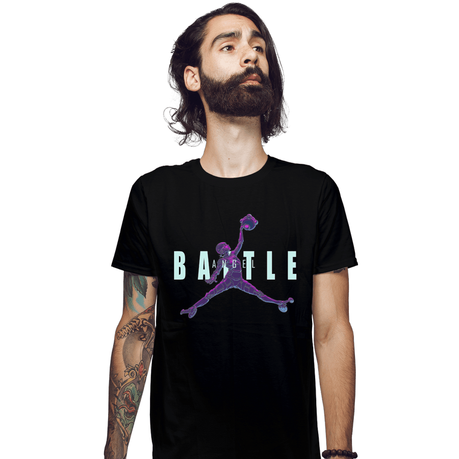 Shirts Fitted Shirts, Mens / Small / Black Battle Angel