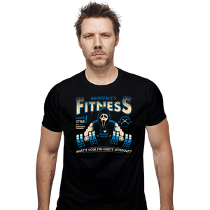 Secret_Shirts Fitted Shirts, Mens / Small / Black Ghostface's Fitness