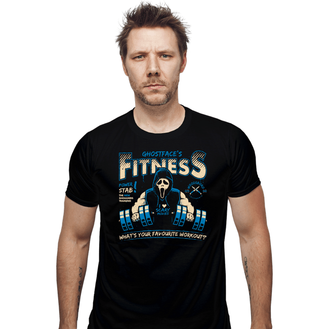 Secret_Shirts Fitted Shirts, Mens / Small / Black Ghostface's Fitness