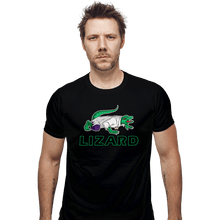 Load image into Gallery viewer, Shirts Fitted Shirts, Mens / Small / Black Lizard

