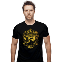 Load image into Gallery viewer, Sold_Out_Shirts Fitted Shirts, Mens / Small / Black Team Hufflepuff
