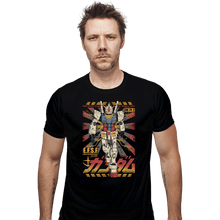 Load image into Gallery viewer, Daily_Deal_Shirts Fitted Shirts, Mens / Small / Black Gundam - Ready To Fight
