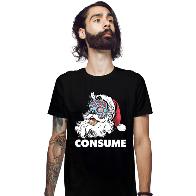 Secret_Shirts Fitted Shirts, Mens / Small / Black Be Merry And Consume