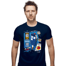 Load image into Gallery viewer, Shirts Fitted Shirts, Mens / Small / Navy Tardis Ice Pop
