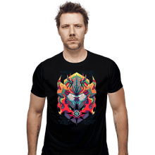 Load image into Gallery viewer, Secret_Shirts Fitted Shirts, Mens / Small / Black WarGreymon!
