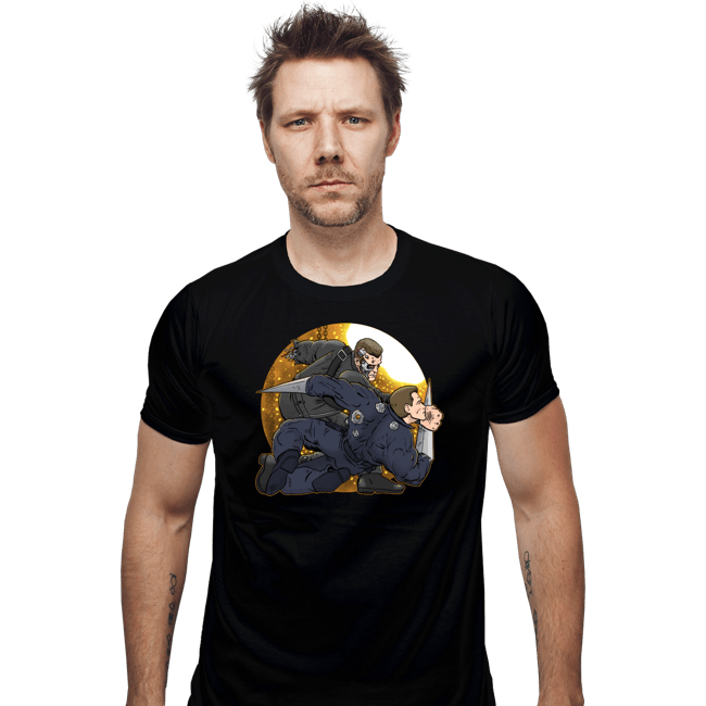 Secret_Shirts Fitted Shirts, Mens / Small / Black Terminator Punch