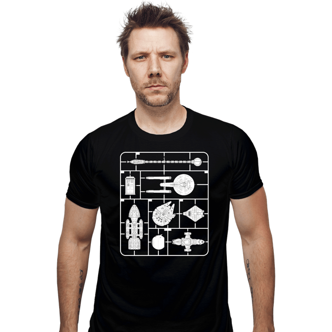 Secret_Shirts Fitted Shirts, Mens / Small / Black Space Battle Kit